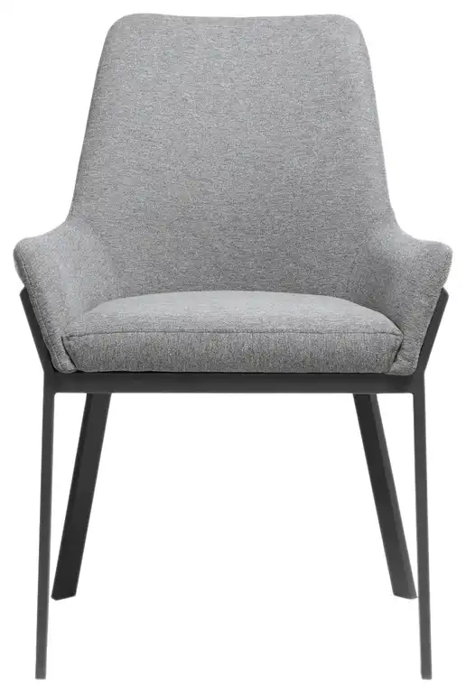 22 Inch Dining Chair (Set Of 2) Grey Contemporary
