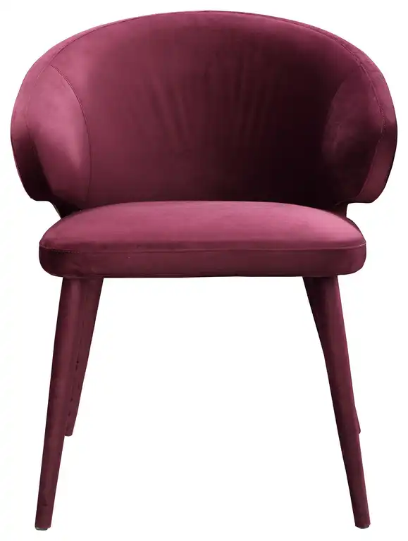 24.5 Inch Dining Chair Purple Art Deco