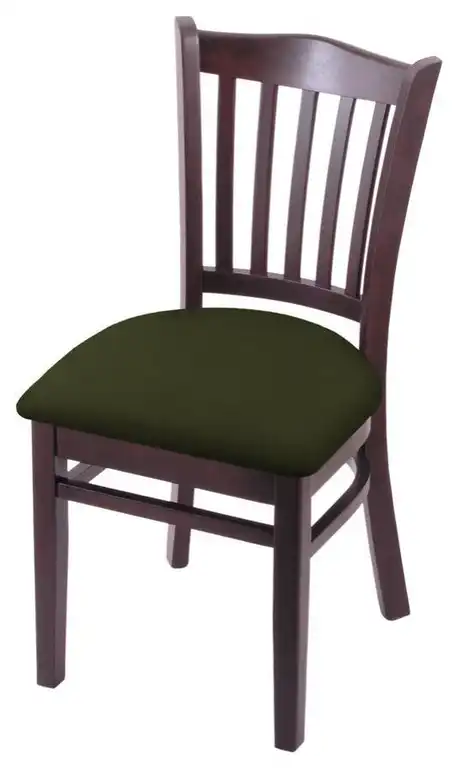 3120 18 Chair with Dark Cherry Finish and Canter Pine Seat