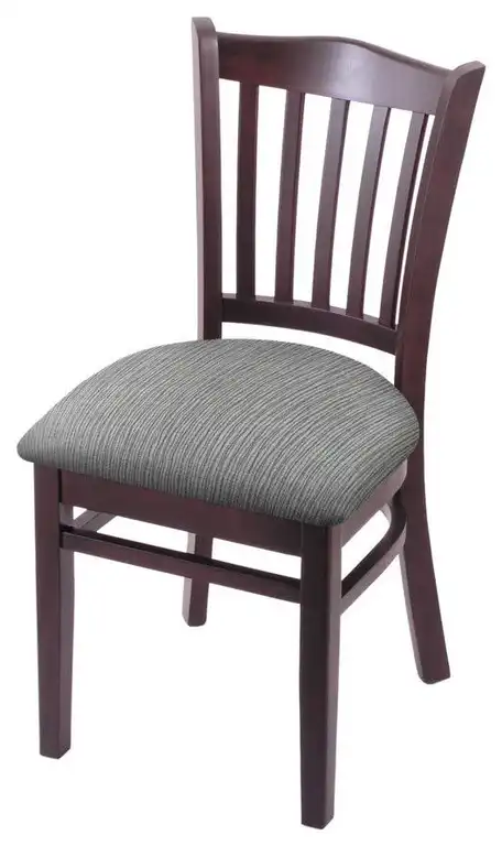 3120 18 Chair with Dark Cherry Finish and Graph Alpine Seat