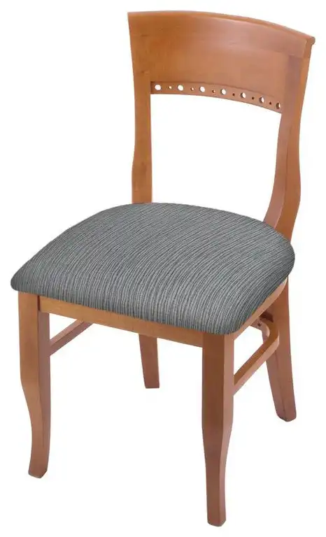 3160 18 Chair with Medium Finish and Graph Alpine Seat