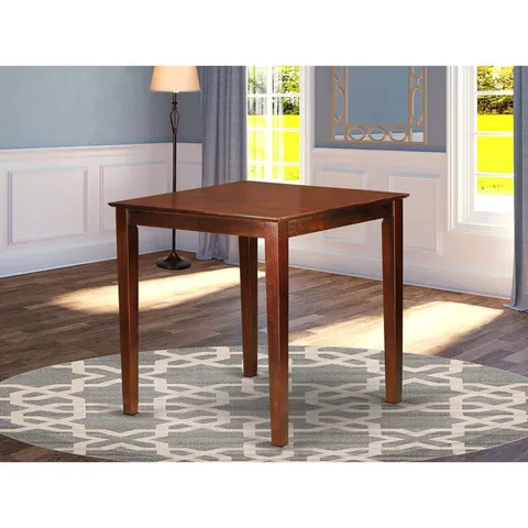 36-Square  Counter  Height  Pub  Set  table  in  Dark  Brown  finish