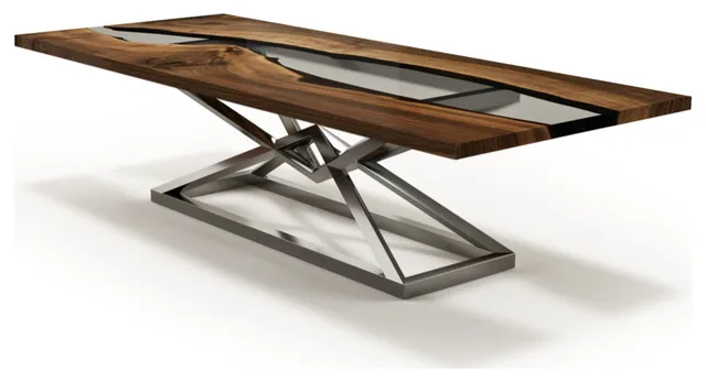 Abruzzo Walnut Dining Table, 12-14 Seater