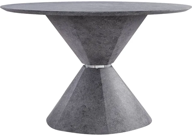 ACME Ansonia Dining Table, Faux Concrete