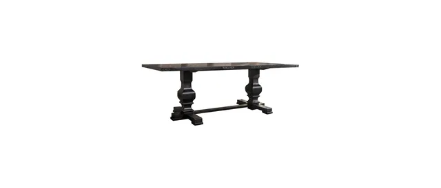 Acme Morland Dining Table, Vintage Black