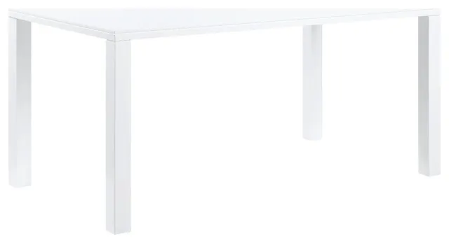 Acme Pagan Dining Table White High Gloss Finish