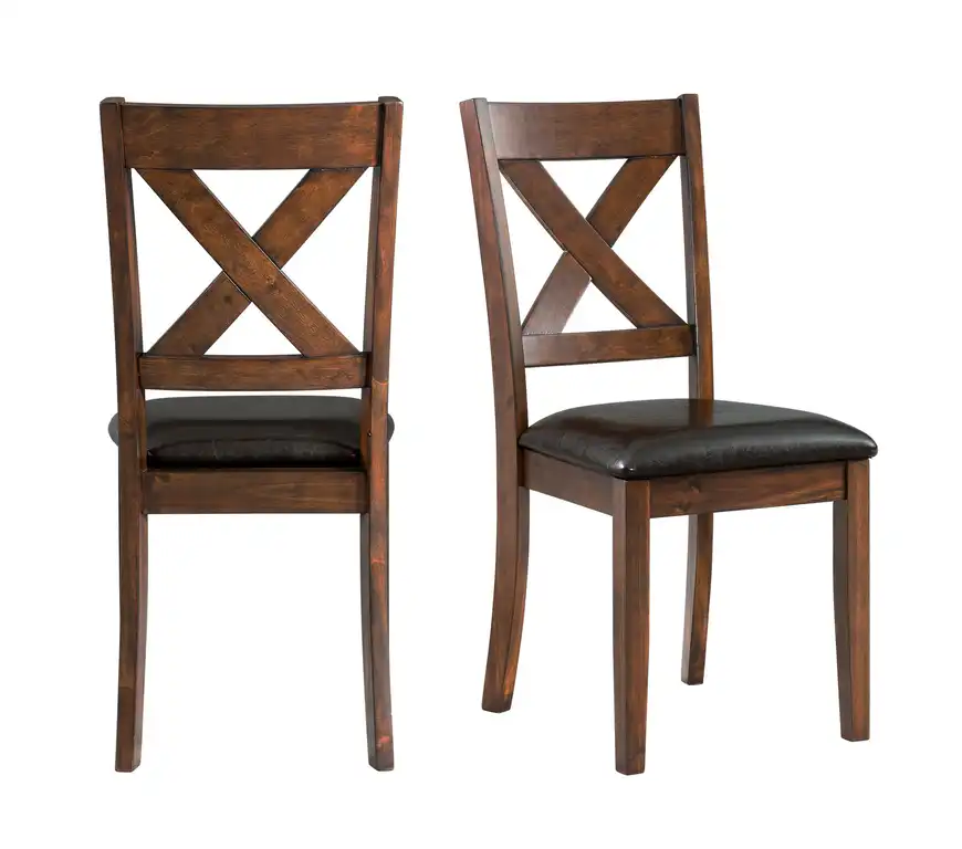 Alex Dining Side Chair Espresso, Set of 2