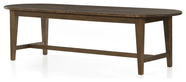 Alfie Dining Table 110", Waxed Pine