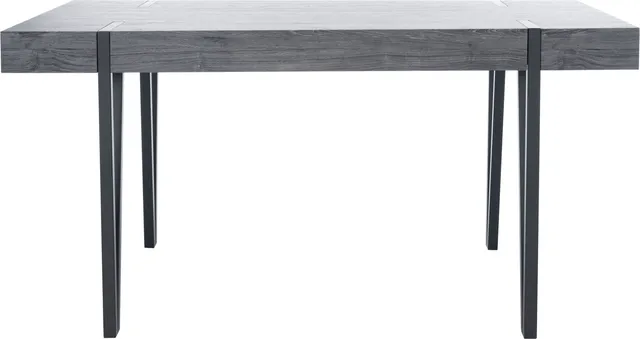 Alyssa Dining Table - Black Oak, Black Legs