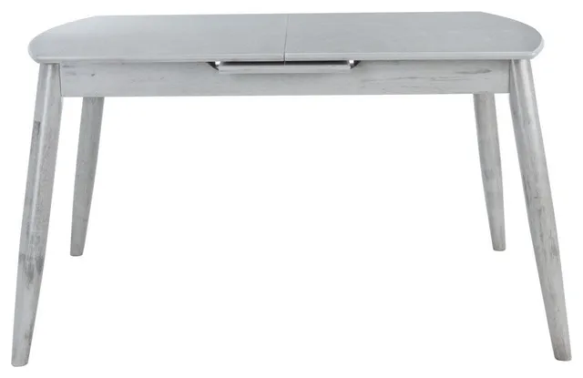 April Auto Mechanism Extension Dining Table Dark Grey