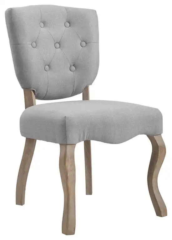 Array Dining Side Chair Set of 4, Light Gray