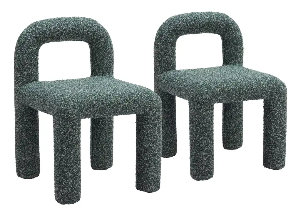 Arum Dining Chair (Set of 2) Snowy Green