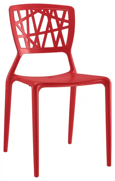 Astro Dining Side Chair, Red