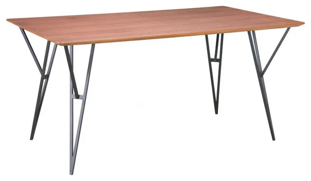 Audrey Dining Table Walnut/Black