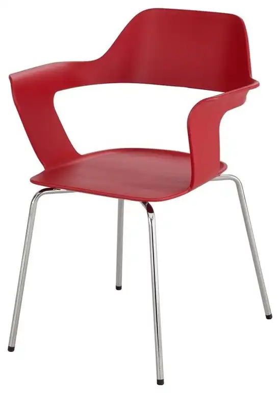 BandiShell Stack Chair Red