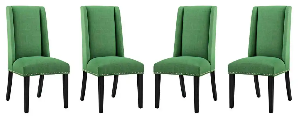 Baron Dining Chair Fabric Set of 4 by Modway