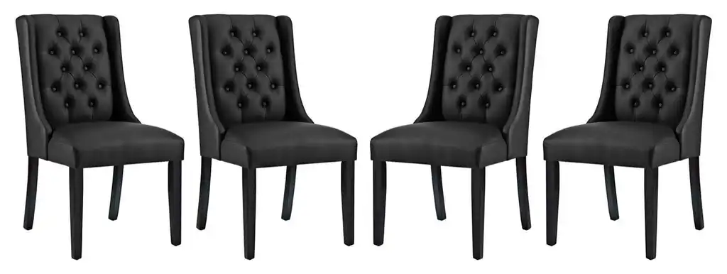 Baronet Dining Chair Vinyl Set of 4
