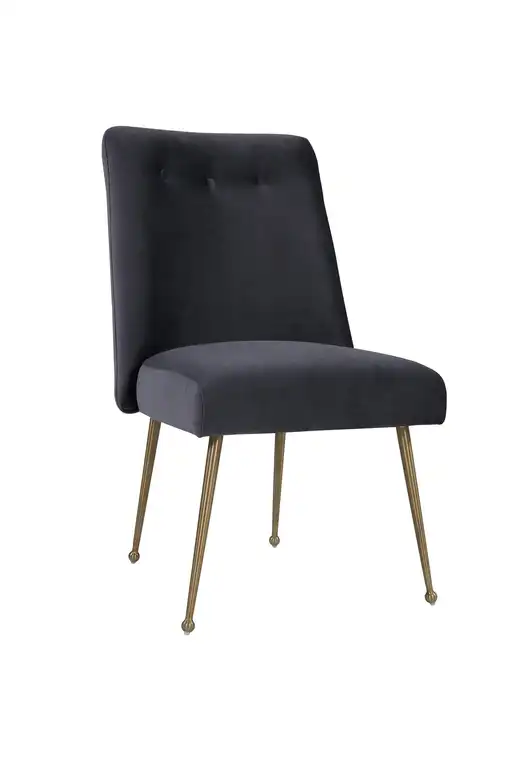 Batik Gray Velvet Dining Chair