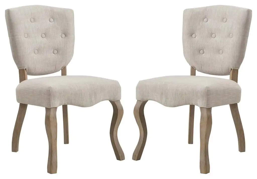 Beige Array Dining Side Chair Set of 2
