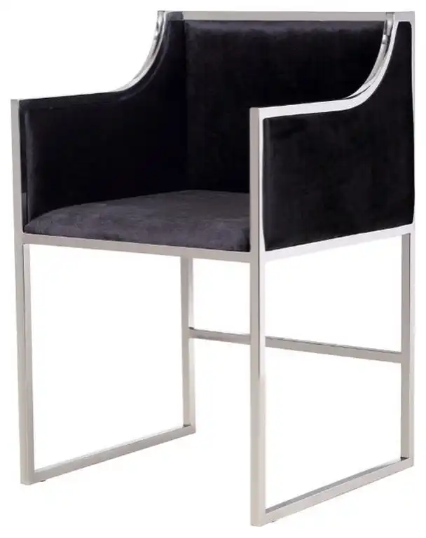 Bella Chair Chrome/Black