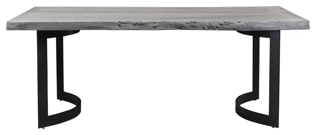 Bent Dining Table Extra Small Weathered Grey