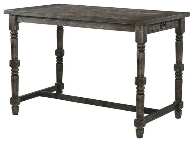 Best Master Furniture Eva 55" Engineered Wood Counter Height Dining Table - Gray