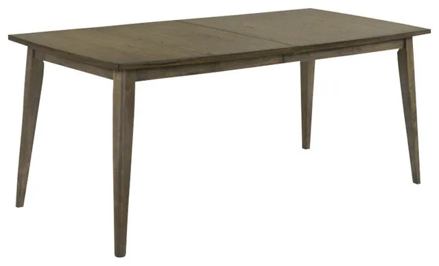 Bistro Vintage Walnut 72" Wide Contemporary Rectangle Dining Table