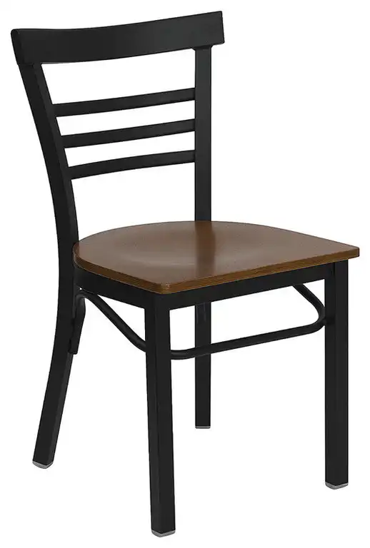 Black Restaurant Chair, Cherry