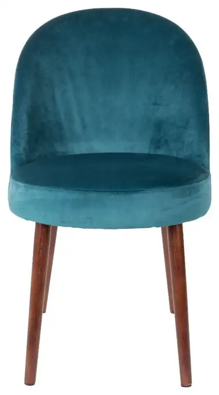 Blue Velvet Dining Chairs (2) | Dutchbone Barbara