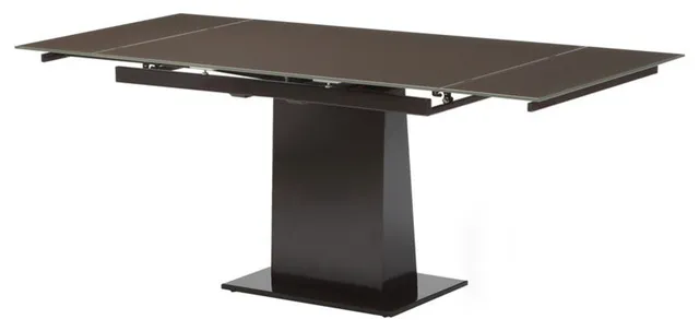 Bonn Dining Table With Extensions, Sand Brown