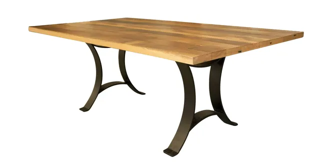 Boone Dining Table, Reclaimed Barnwood, Natural, 42x72