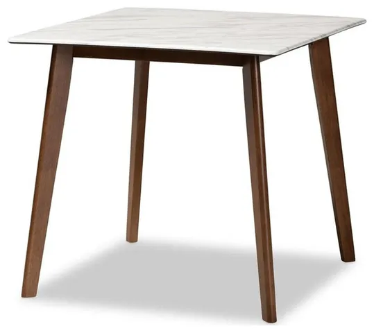 Bowery Hill Contemporary Brown Finished Wood Dining Table