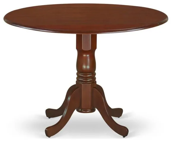 Bowery Hill Traditional Wood Dining Table in Mahogany