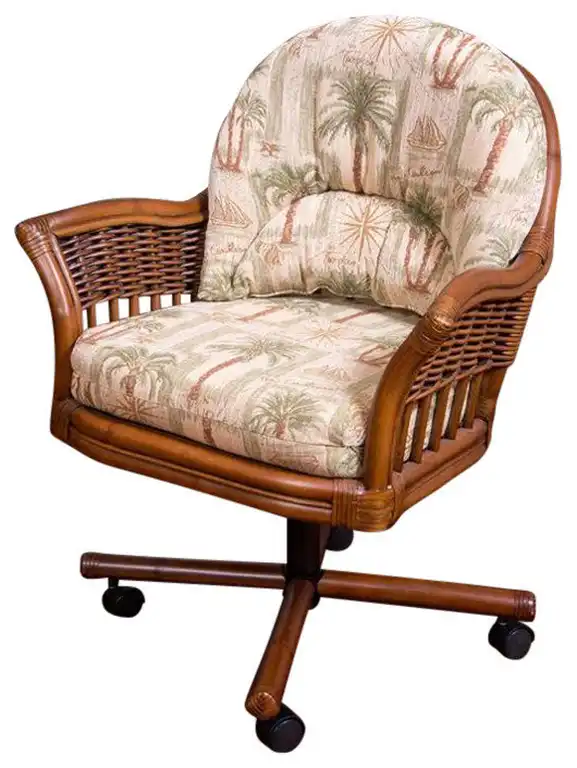 Bridgeport Tilt Swivel Caster Chair In Sienna With Linoso 906