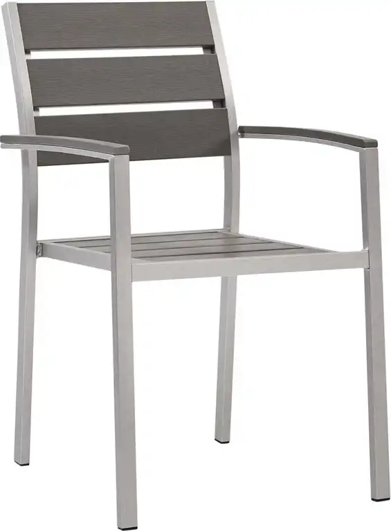 Butler Dining Armchair - Silver Gray