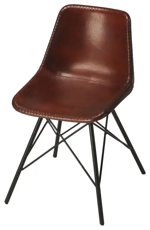 Butler Inland Side Chair, Medium Brown