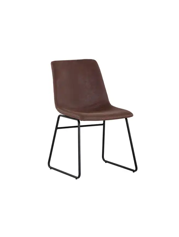 Cal Dining Chair, Antique Brown, Set of 2