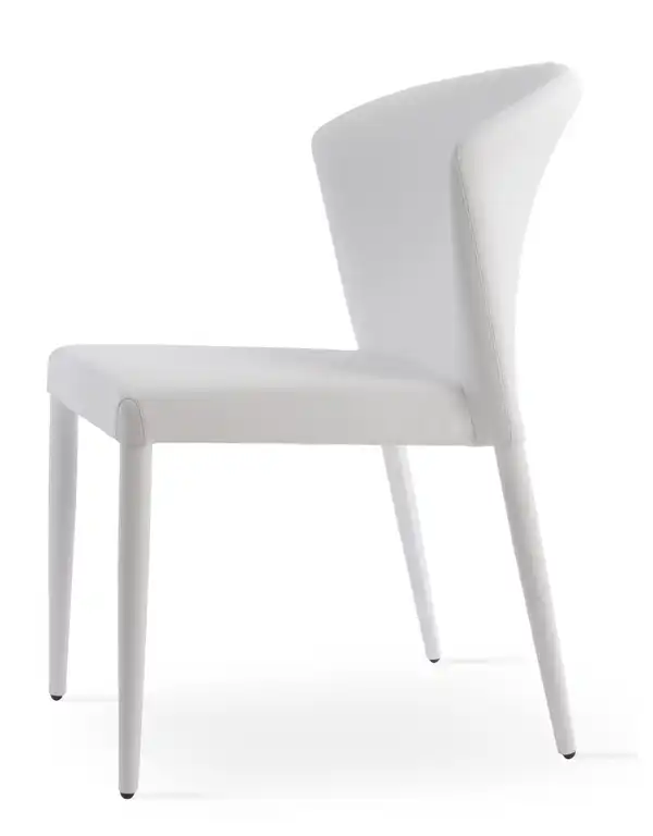 Capri Dining Chair, White Ppm