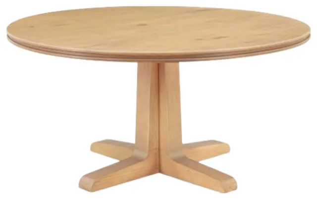 Charles Dining Table Matt Natural Wood Finish