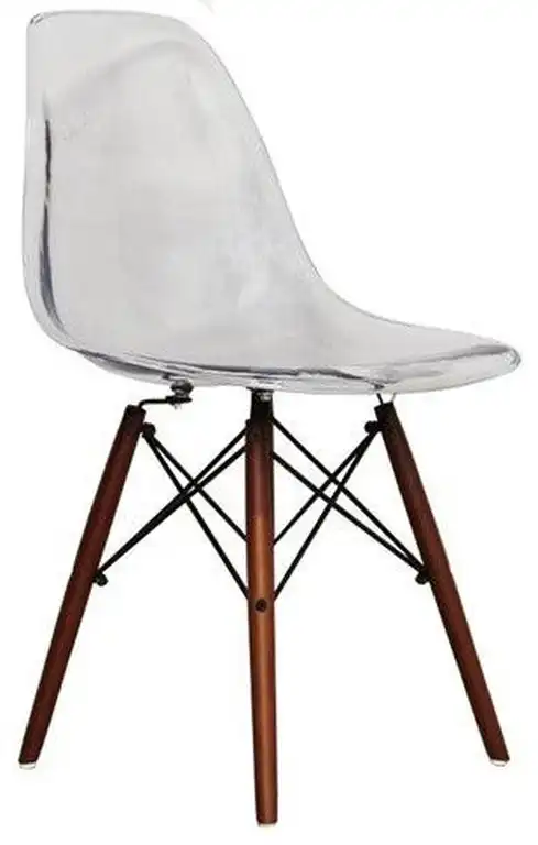 Clear, Eiffel Dining Room Chair, Set of 4