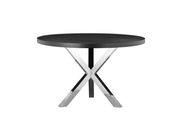 Collin Round Dining Table, Black