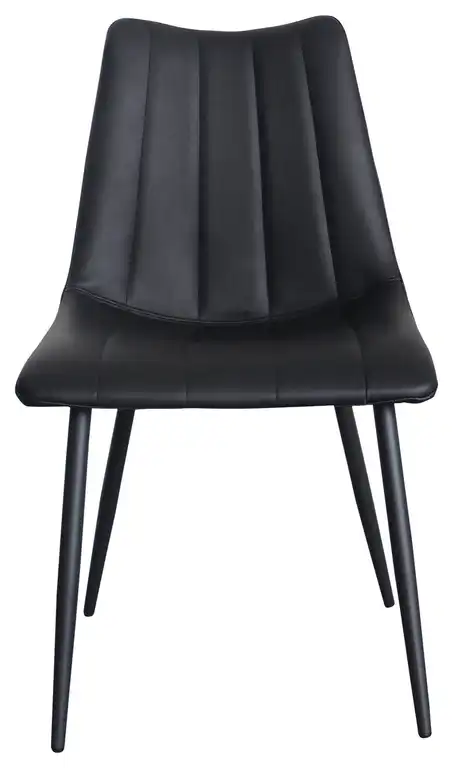 Contemporary Alibi Dining Chair Matte Black - M2 - Black