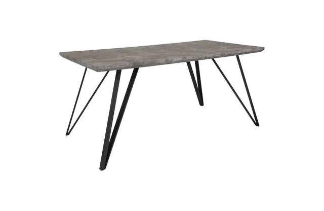 Corinth 31.5" x 63" Rectangular Dining Table in Faux Concrete Finish