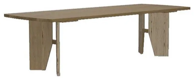 Cove 82" Dining Table, Fawn