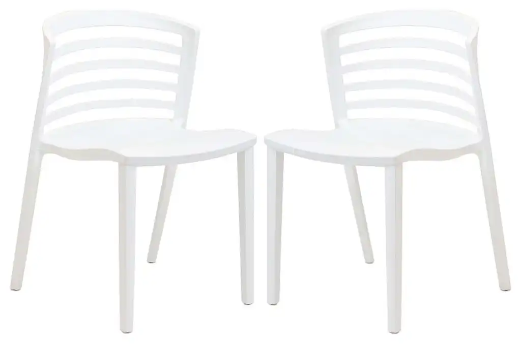 Curvy Dining Chairs Set of 2 EEI-935-WHI