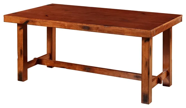 Dark Oak Wood Dining Table