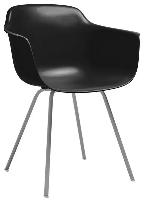 Design Lab Grazia 4 Arm Chairs Black