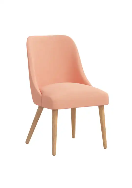 Dining Chair, Linen Apricot