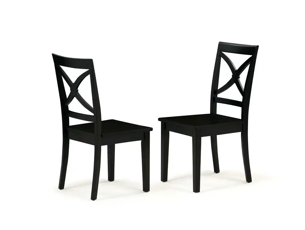 Dining Side Chairs Black Finish