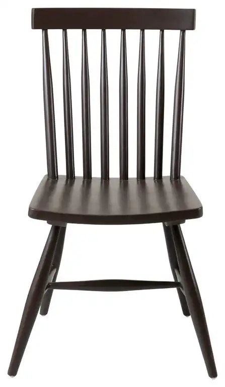 East at Main Pulaski Black Teakwood Dining Chair